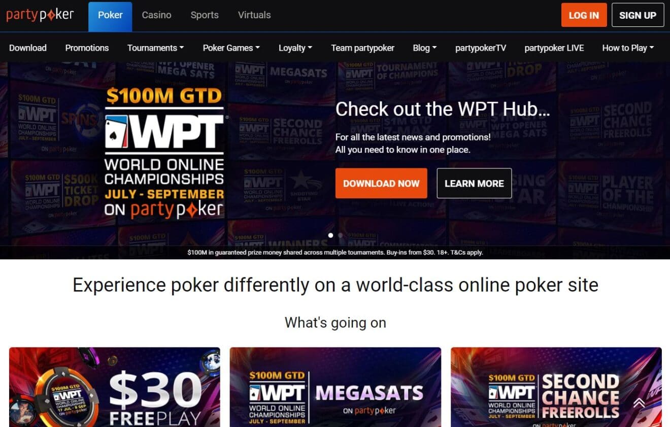 party poker sports change to decimal odds