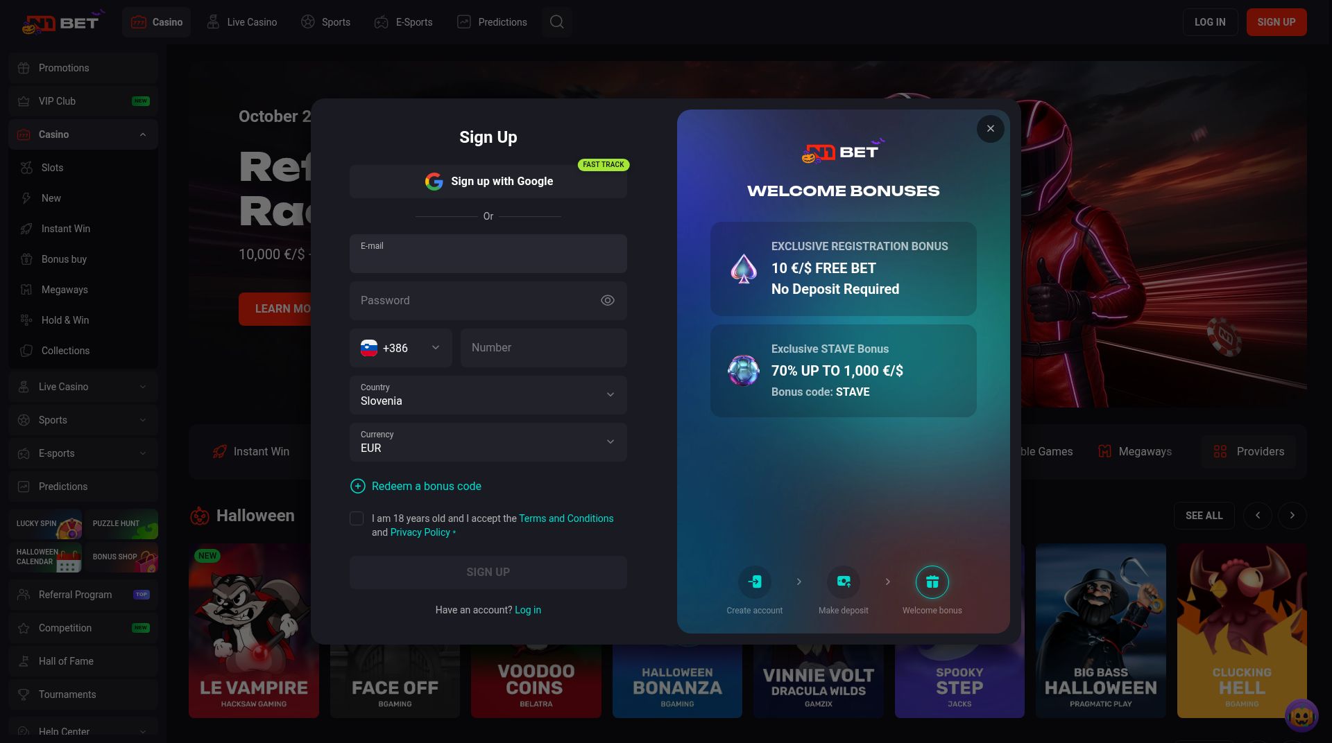 N1bet stavnica – bonus